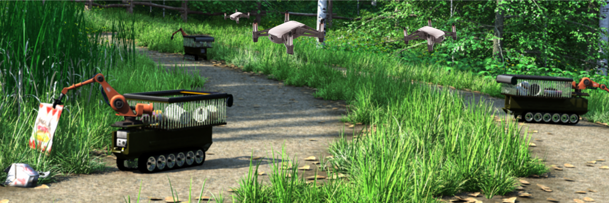 Photo of Autonomous Outdoor Garbage Cleaning System